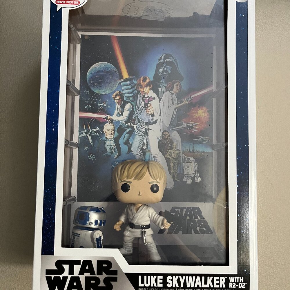 Funko Pop! Movie Posters Star Wars #02 Luke Skywalker with R2-D2